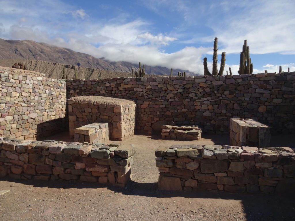 The temple with the altars for sacrifice